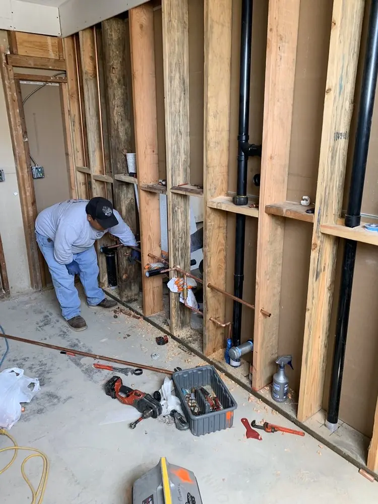 Commercial rough-in plumbing for Water Heater Replacement in James Landing